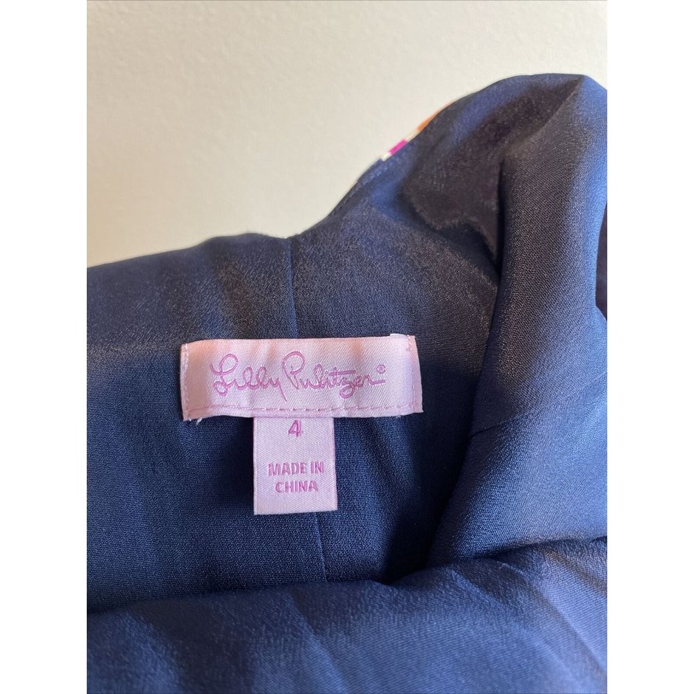 Lilly Pulitzer Clover Dress in Pom Pom Size 4 - Picture 4 of 5